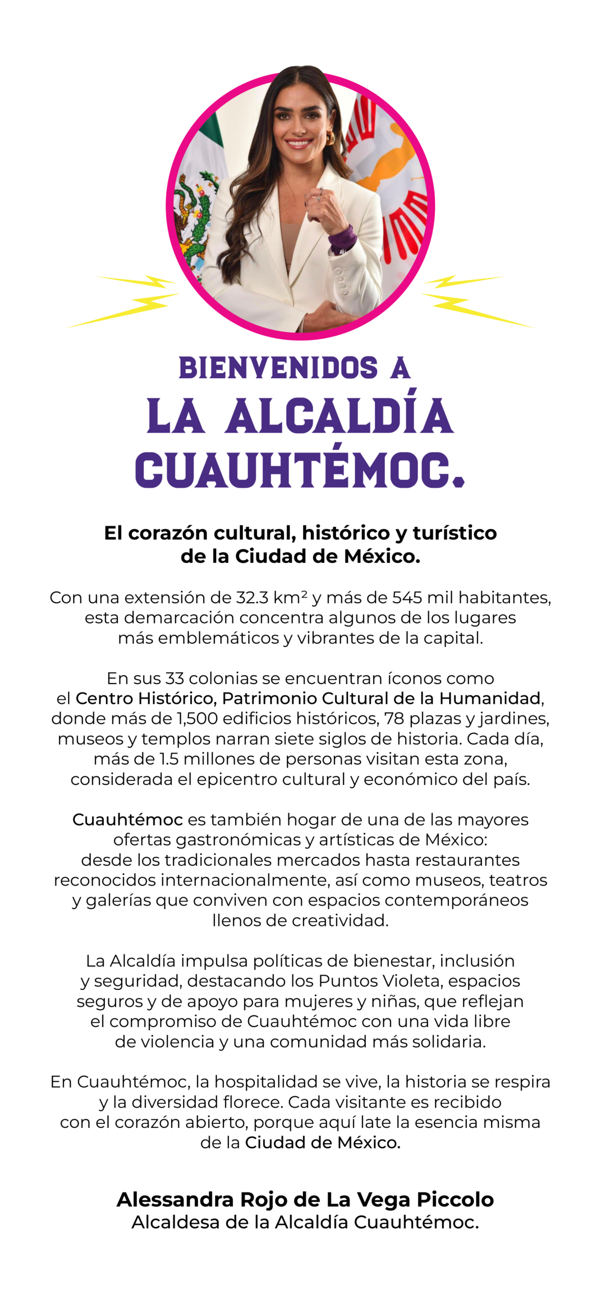Bienvenidos a la Alcaldía Cuauhtémoc