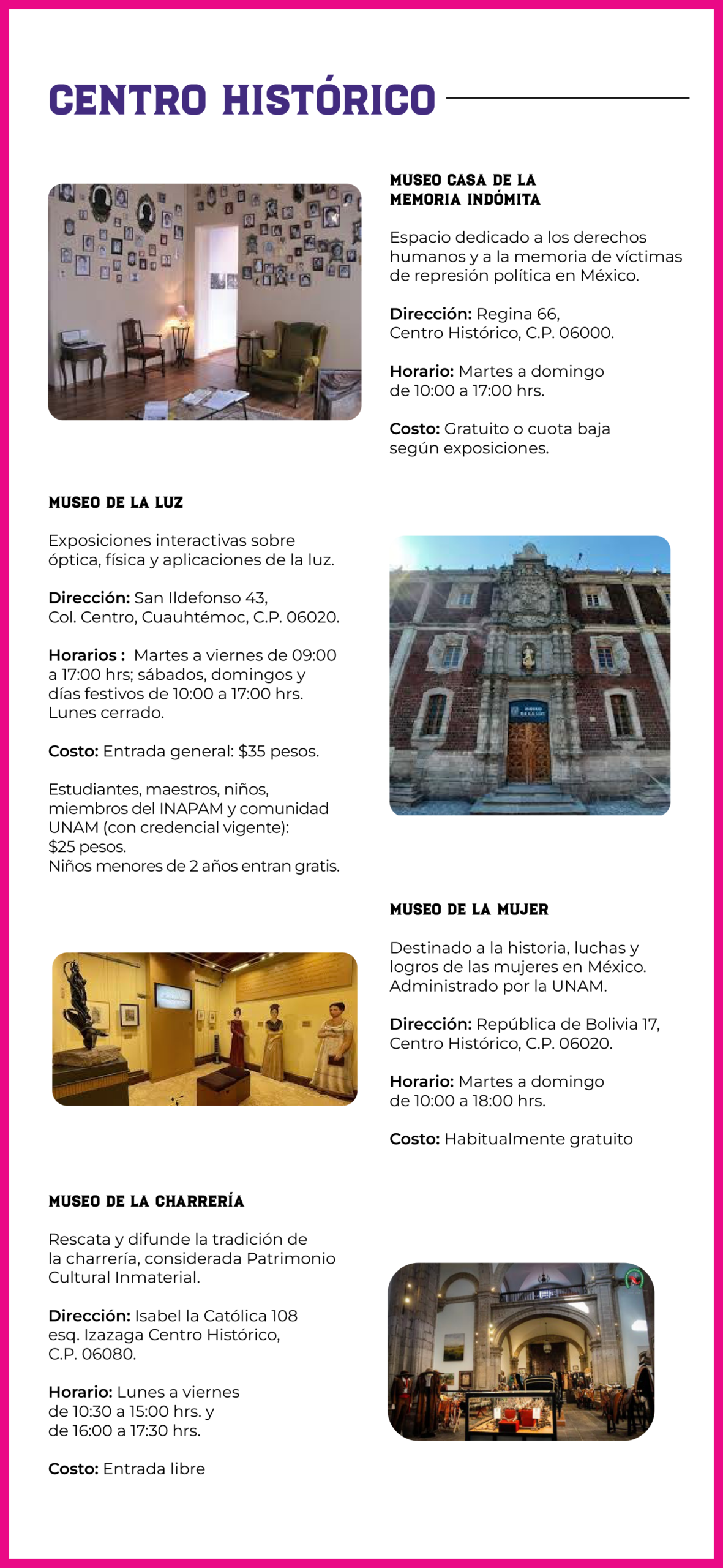 Museos Centro Histórico