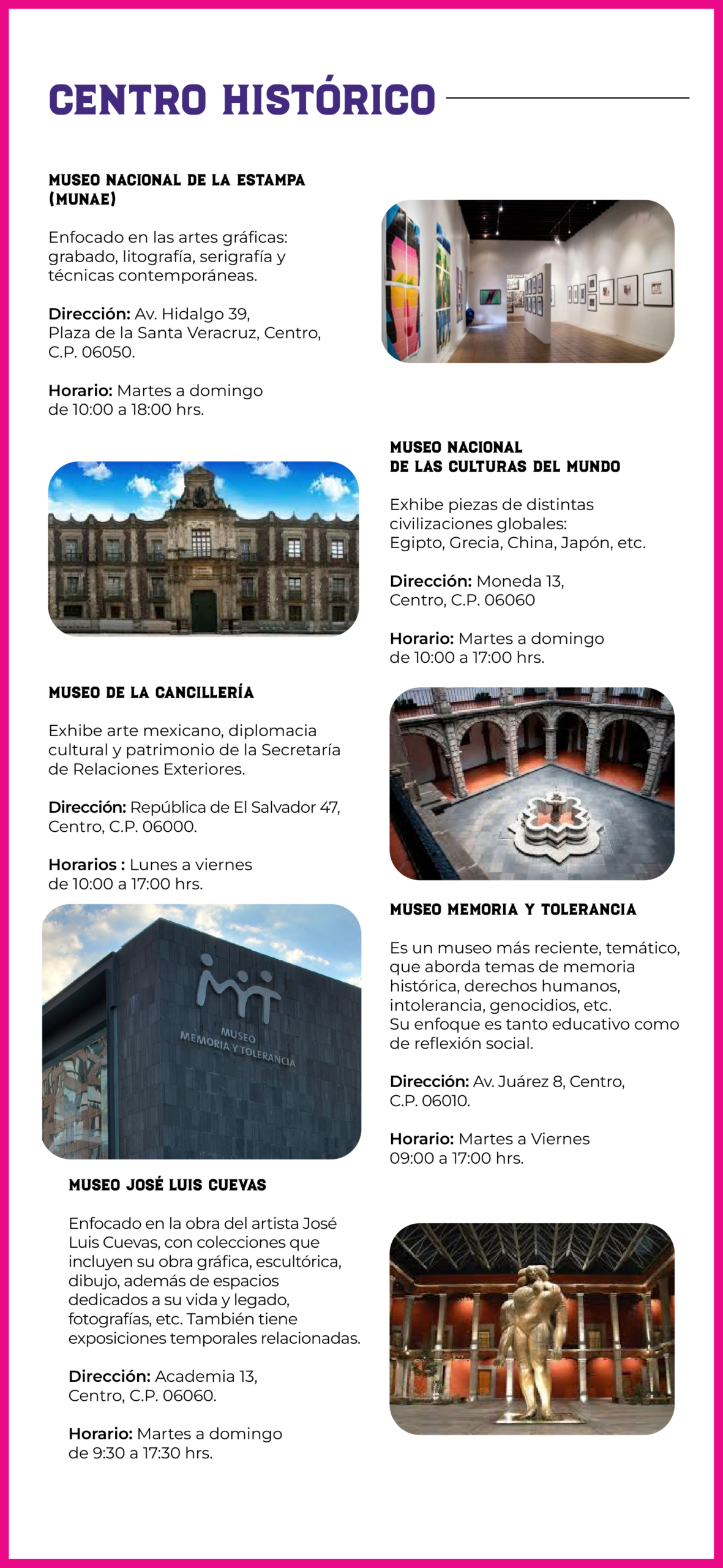 Museos Centro Histórico