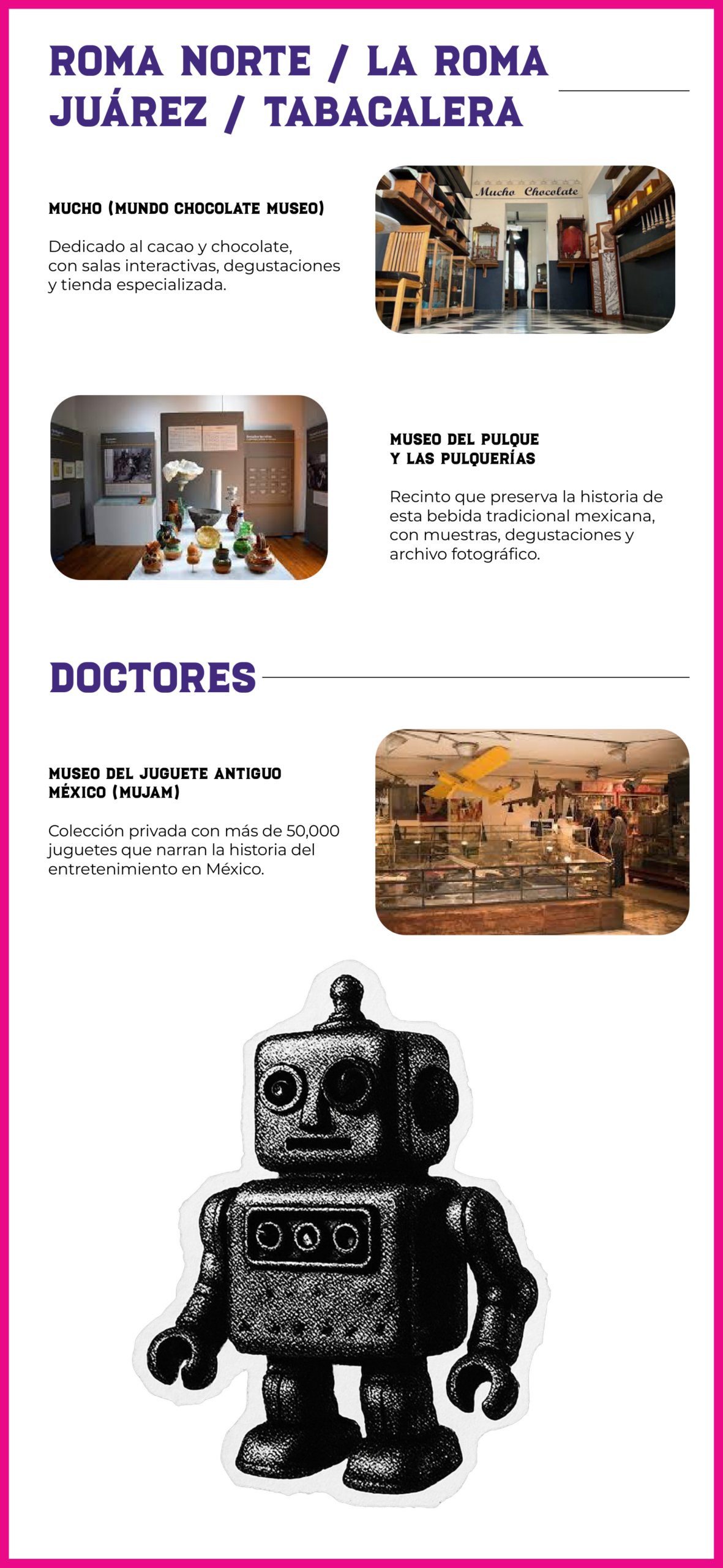 Museos Roma Norte Doctores