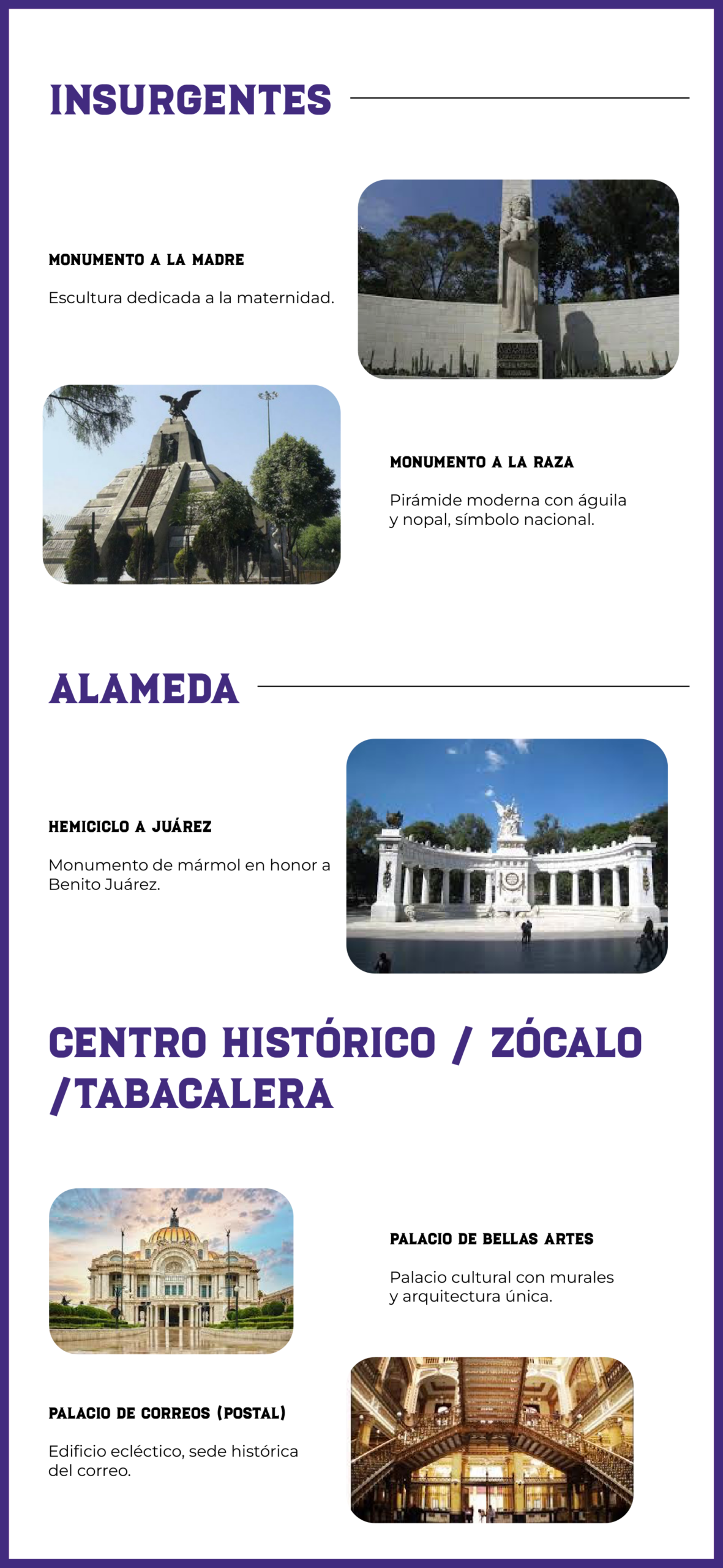 Insurgentes Alameda Centro Histórico