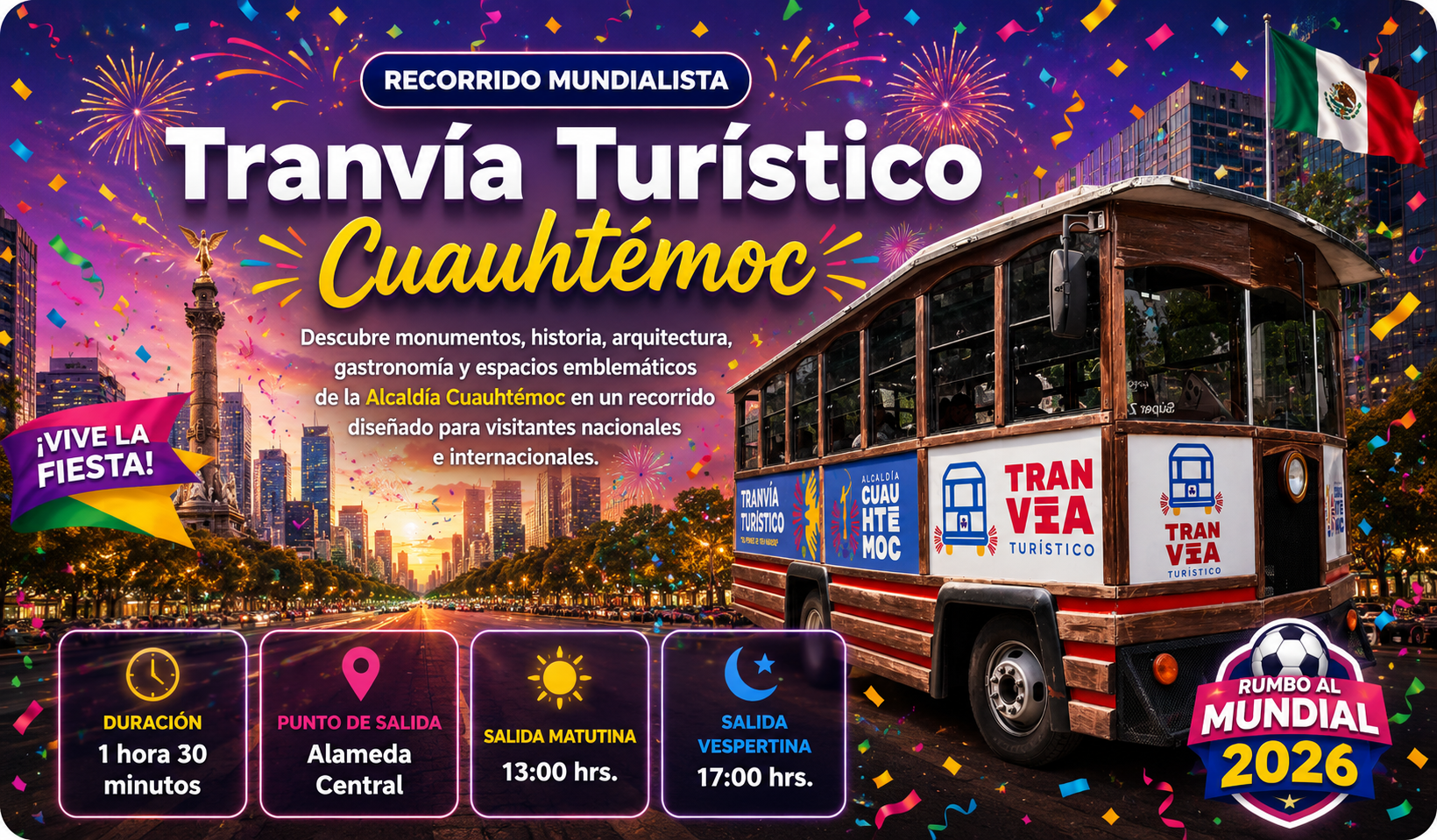 Tranvía Turístico Cuauhtémoc